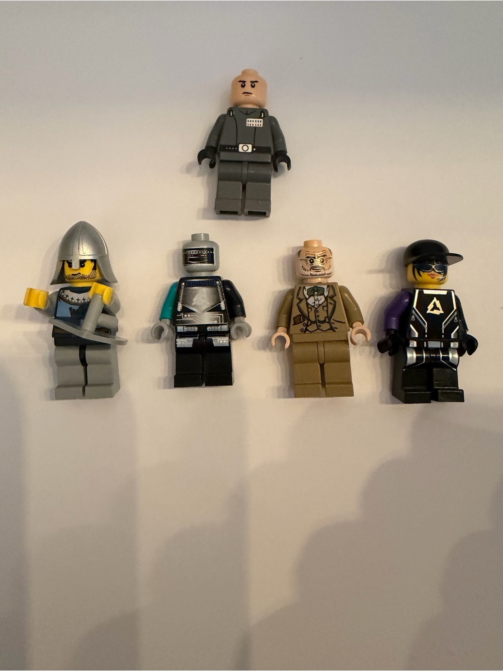 LEGO Minifigure Lot 5 Vintage Star Wars Knights Warriors Figures Used